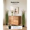 Green Horsetail Grass Plant 2 Pieces PVC Realistic Potted Indoor-Outdoor Decor